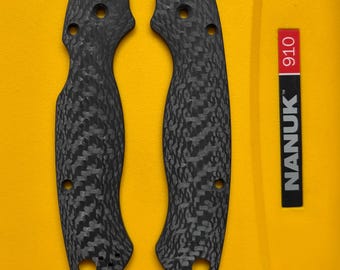 Spyderco Paramilitary 2 CARBON FIBRE Replacement Scales PM2