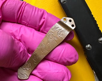 Pro-Tech Godson, TR-3, Rockeye, Godfather LUCKY COY Titanium Pocket Clip Custom Knives (Colour Options)