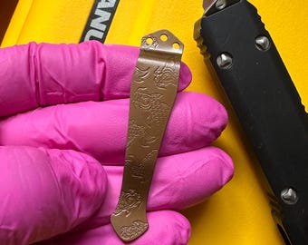 LUCKY COY TITANIUM Zero Tolerance Pocket Clip 0640 0920 0308 0620 0630 Deep Carry Pocket Clip Custom Knives (Colour Options)
