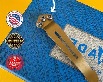 Benchmade Pocket Clip Screws For Benchmade Knives TITANIUM Phillips 3x Screws (M) Bugout, Osborne & More