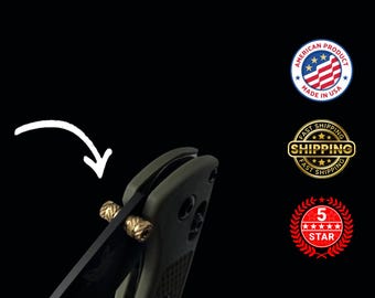 Benchmade Thumb Stud BRASS MICRO GRIND Double Sided