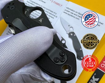 Spyderco Pocket Clip Screws Black T8 TORX 3x Screws (M) Big Head