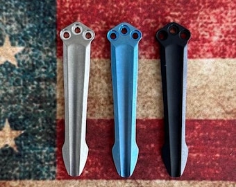 Emerson Commander, A-100, CQC, Seax, Karambit, Elvia, Sheepdog, Com-Seven, Bulldog + More TITANIUM Pocket Clip for Emerson Knives