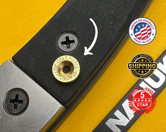 Replacement Thumb Disc For Emerson Knives COLT BRASS