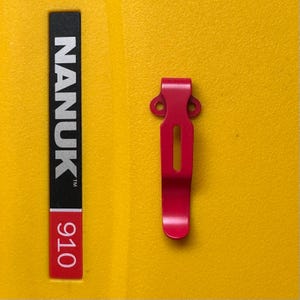 Clip de bolsillo Zero Tolerance de repuesto ZT 0640 0920 0308 0620 0630 Clip de bolsillo de transporte profundo (ROJO) imagen 1
