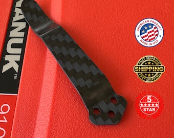 CARBON FIBRE Pocket Clip For Zero Tolerance Knives ZT 0640 0920 0308 0620 0630 Lightweight