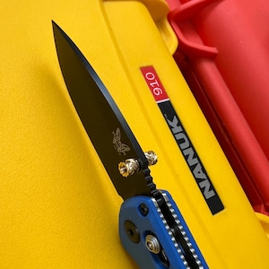 Cold Steel Knives, Civivi, Kizer, WE Knives, Ontario Rat Knife • 1x Replacement Thumb Stud Brass MICRO GRIND Double Sided
