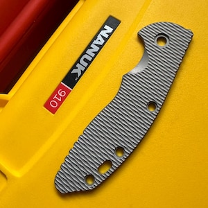 SCALED TITANIUM Scale For Hinderer XM-18 3.5” Replacement Scale Knife Upgrades Custom Hinderer Knives