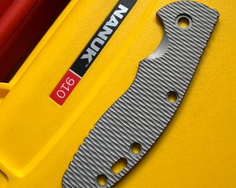 Échelle en titane à l'échelle pour Hinderer XM-18, couteau de rechange de 3,5 pouces pour améliorer les couteaux personnalisés Hinderer
