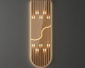 Modern Luxury Wall Sconce LED Abstract Mural Light for Hallway Bedroom Living Room Decor