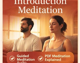 Introduction Meditation | Guided Audio + PDF Guide + Explanation PDFs | Beginner-Friendly | Instant Download