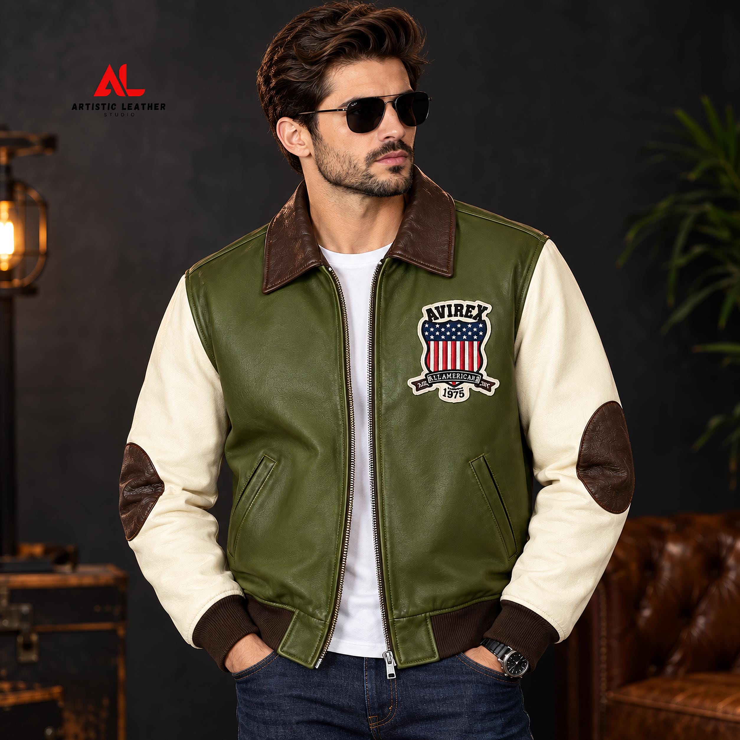 Vintage Flight Jacket - Etsy