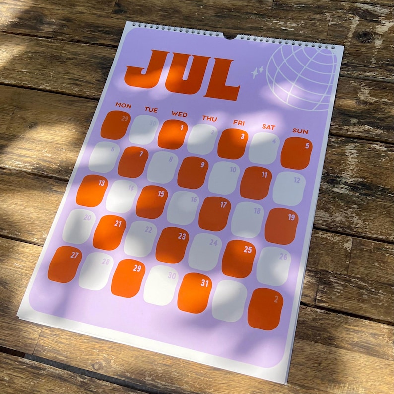 Scandinavian Wall Calendar 2026 | Minimalist Monthly Planner | Modern ...