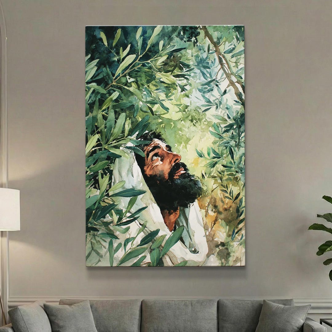 Jesus Wall Art | Christ Portrait Canvas Print | Spiritual Christian ...
