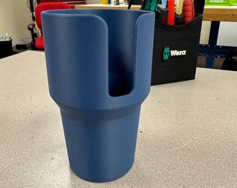 Yeti Magnetic Mug Holder STL (3d print file) | 30–40 oz Cup Holder | Industrial Toolbox Mount | Bar Magnet Design | Heat-Set Insert
