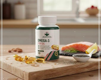 Omega-3 - 720 mg | High Potency EPA & DHA, No Fishy Aftertaste