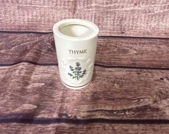 Lenox Spice Garden Thyme kryddburk Vintage 1992 fint porslin utan lock