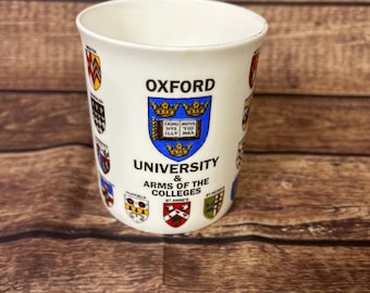 Oxford Universität Arme der Colleges Fine Bone China TasseKevin Wright England