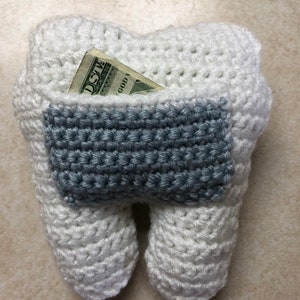 Tooth Fairy Pillow, Crochet Tooth Fairy Pillow