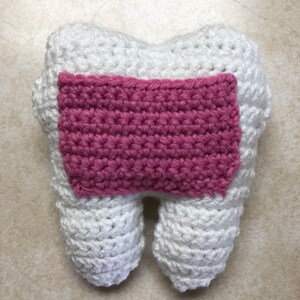 Tooth Fairy Pillow, Crochet Tooth Fairy Pillow