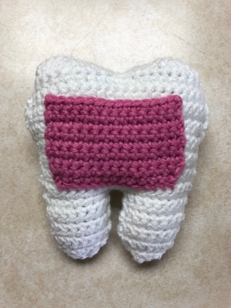 Tooth Fairy Pillow, Crochet Tooth Fairy Pillow