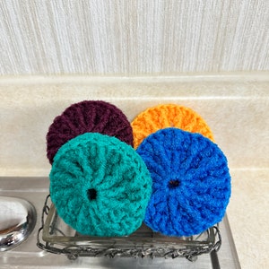 Dish Scrubbie, Nylon Scrubber, Pot Scrubby, Round Dish Scrubby image 6