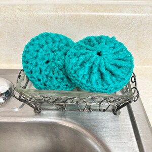 Dish Scrubbie, Nylon Scrubber, Pot Scrubby, Round Dish Scrubby image 5