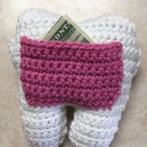 Tooth Fairy Pillow, Crochet Tooth Fairy Pillow