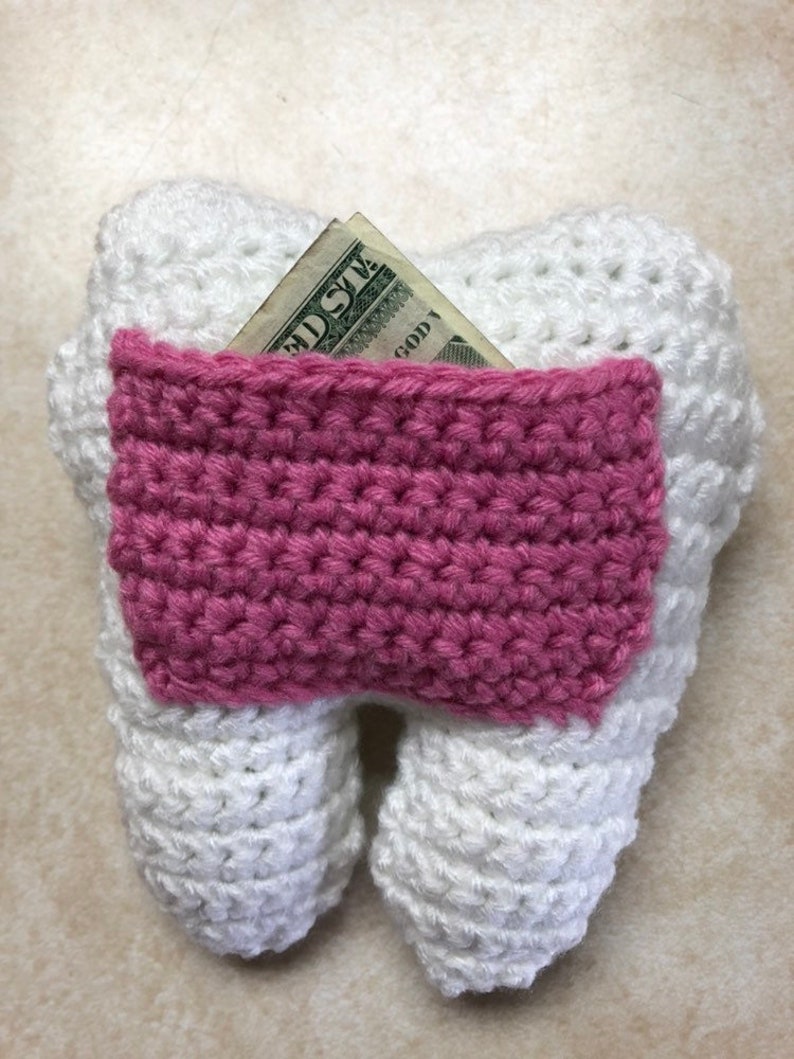 Tooth Fairy Pillow, Crochet Tooth Fairy Pillow