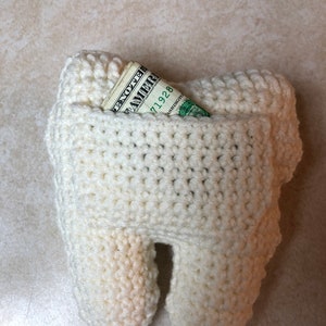 Tooth Fairy Pillow, Crochet Tooth Fairy Pillow