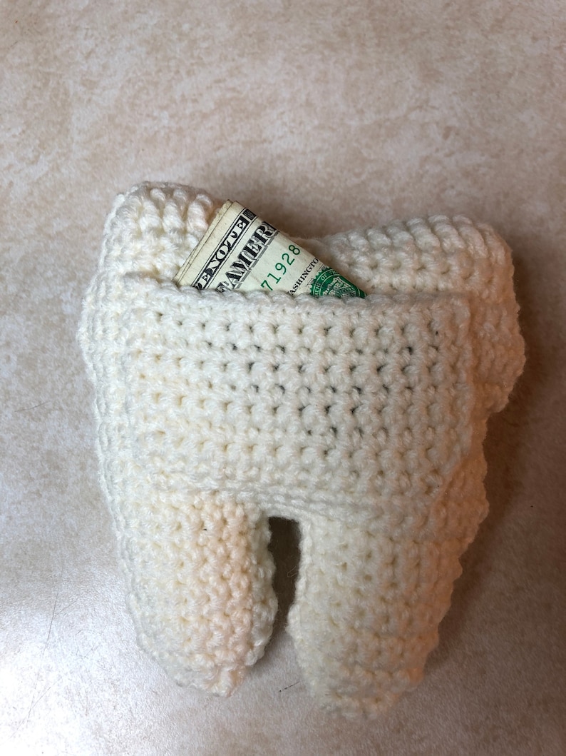 Tooth Fairy Pillow, Crochet Tooth Fairy Pillow