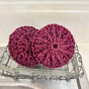 Dish Scrubbie, Nylon Scrubber, Pot Scrubby, Round Dish Scrubby image 3