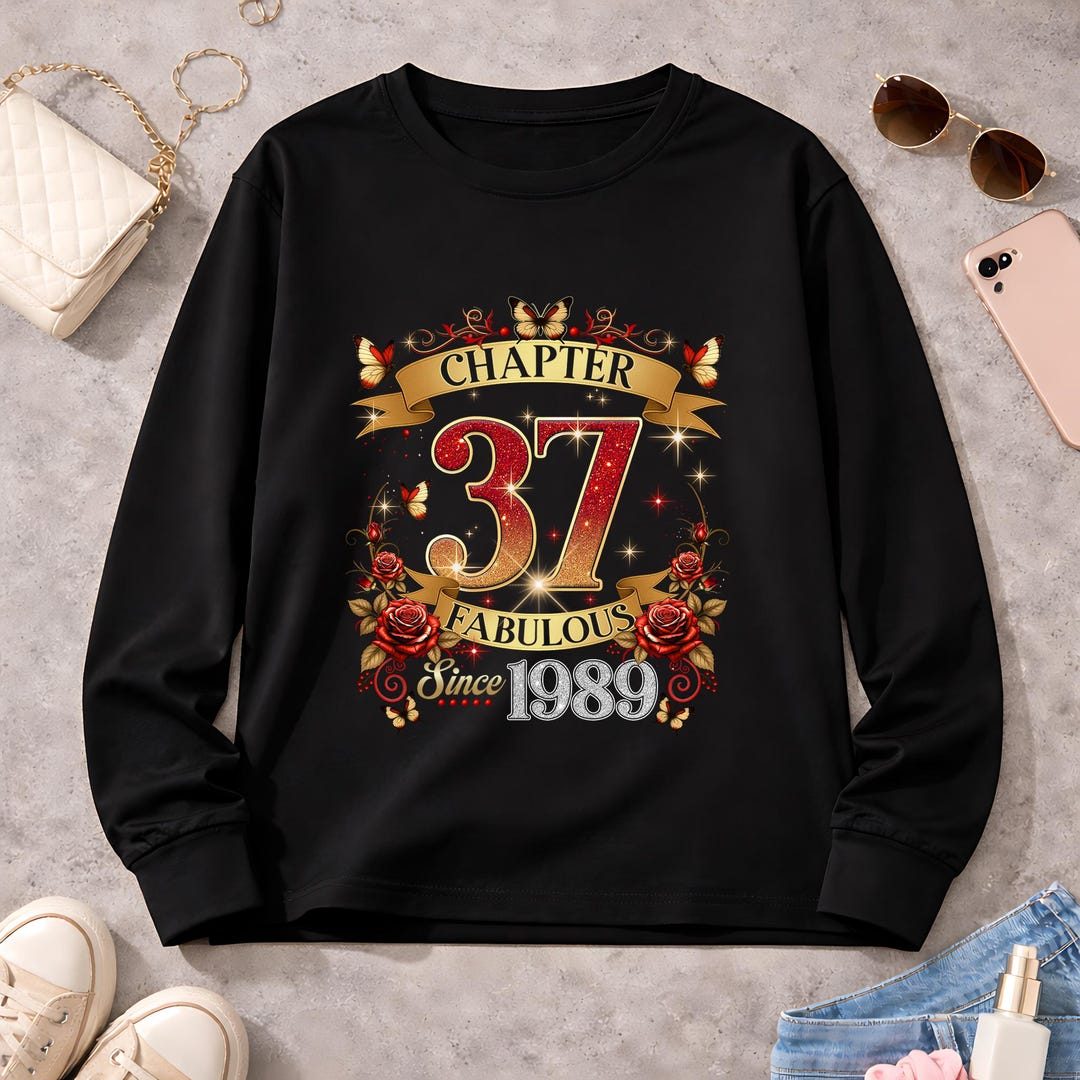 Custom 37th Birthday Gift for Women, Chapter 37 Since 1989 ...