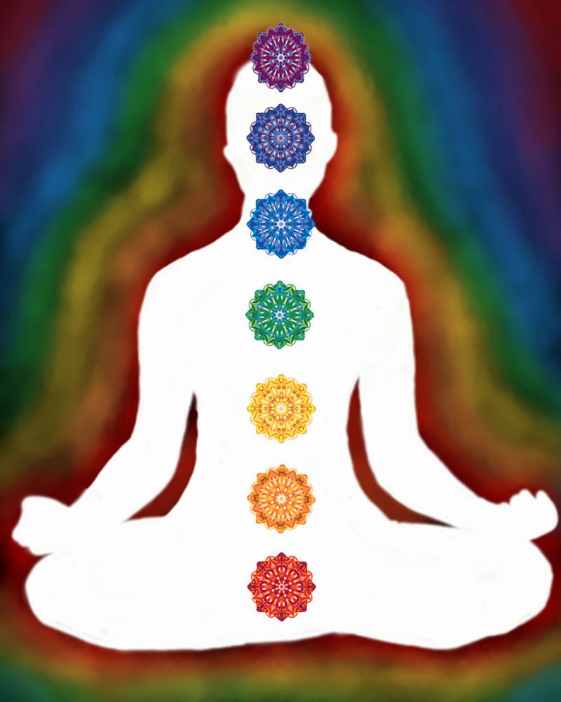 Seven Chakras, Chakra Artwork, Energy Art, Rainbow, Meditation Art ...