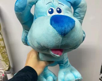 Blue Dog Plush, Cartoon Clues Soft Plush, Gift for her