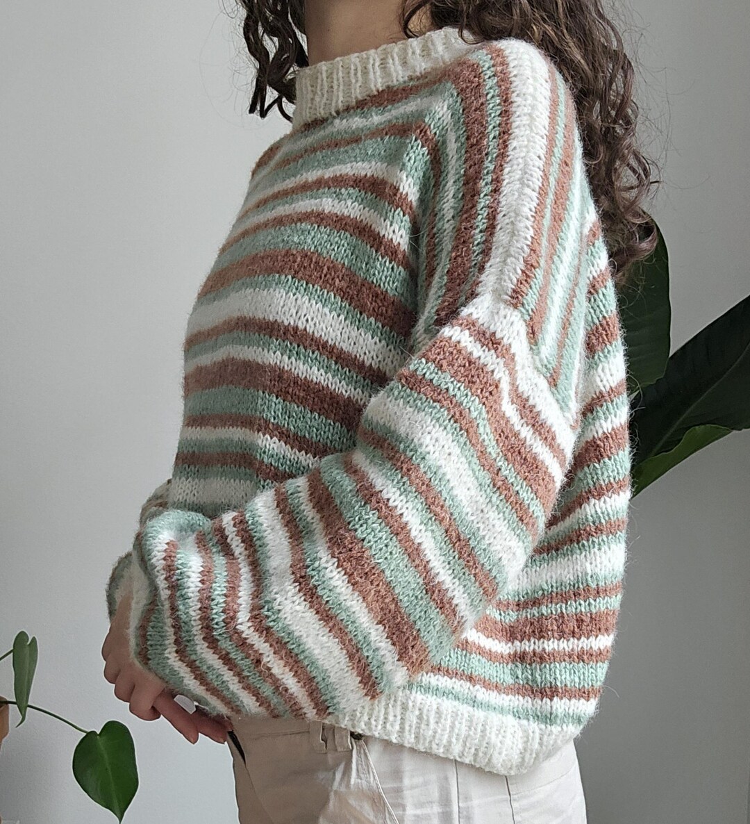 Oversize Sweater - Knitting Pattern - Etsy