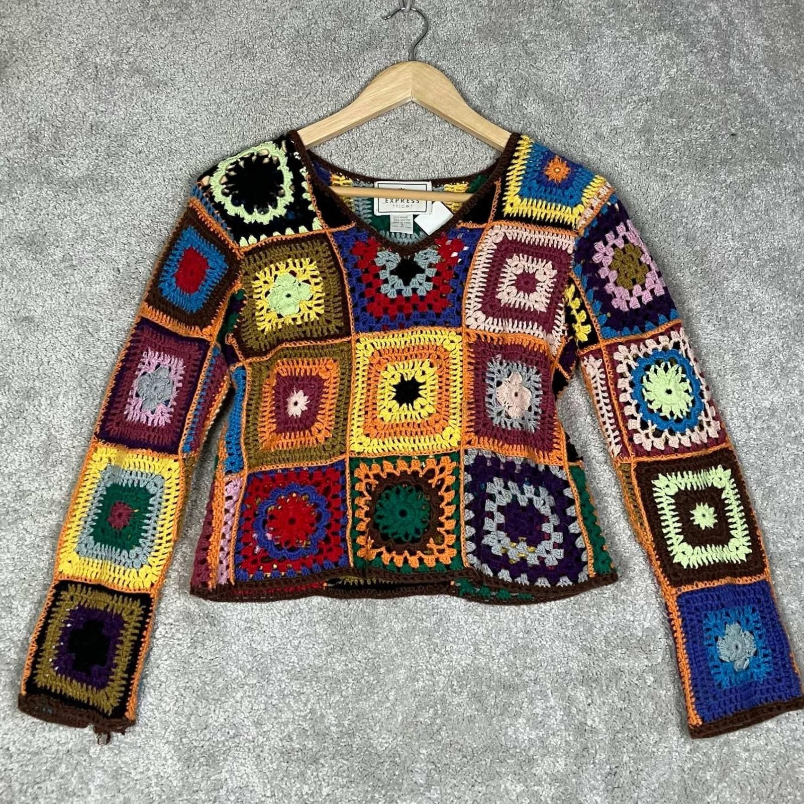 Vintage Express Tricot Cardigan - Etsy