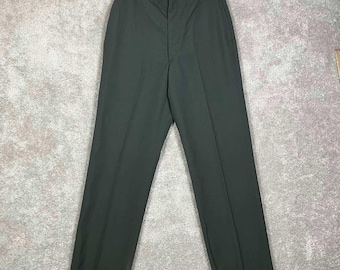 Vintage 70s AG 344 Tropical Poly Wool Military Trousers Army Pants 30x30 Type 1