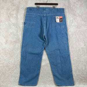 Vintage Pointer Brand Herren Carpenter Jeans Passen 44x30 Made in USA Neu mit Etikett