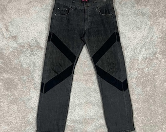 Neighborhood x Fragment Design Narrow Selvedge Denim Jeans Grey Small Lightning