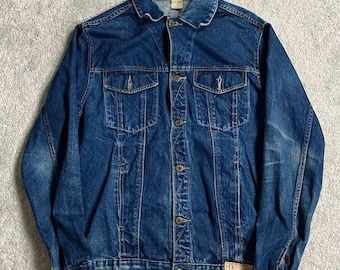 Vtg 80s 90s Levi's 70507 0218 Denim Trucker Jacket Medium Wash