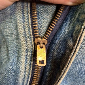 VTG 70s Wrangler Jeans Mud Faded Distressed Mens 34x32 (fit 32x29) Made In USA image 10