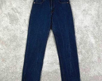 Jeans Levi's vintage de los años 80 para hombre, talla 30x30, modelo 505, fabricados en EE. UU., pierna recta, mezclilla azul.