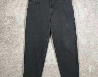Vintage Levis Jeans Mens 42x32 (Fits 40x31) 560 Black Denim Made in USA 90s