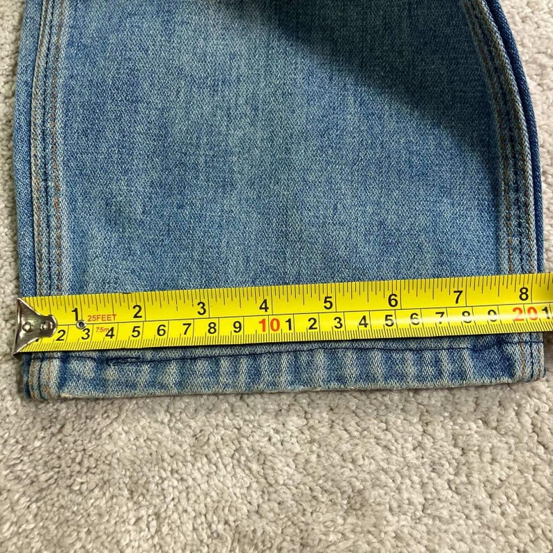 VTG 70s Wrangler Jeans Mud Faded Distressed Mens 34x32 (fit 32x29) Made In USA image 14