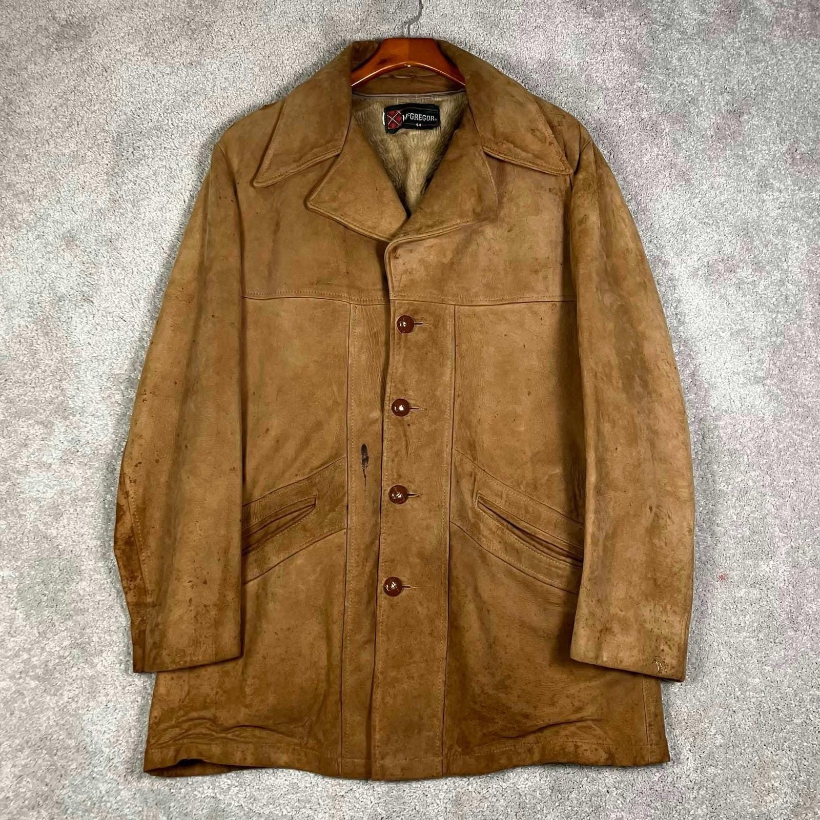 1970s Mcgregor Leather Jacket - Etsy