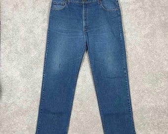 Vintage Levi's Jeans Mens Fits 40x33 80s 90s 505 USA MADE Red Batwing STF