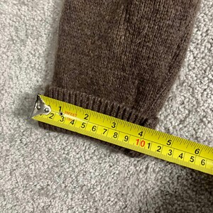 Pendleton Aztec Lambswool Cardigan Duster Brown Sweater Knit Size Large image 15