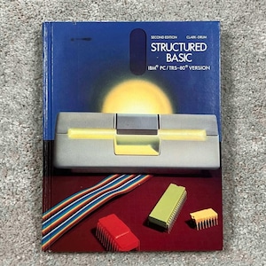 Strukturerad grundläggande IBM PC TRS-80 version 2:a upplagan Clark-trumma sydvästlig sällsynt
