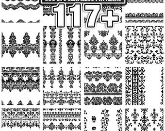 117+ Lacette (Border Lace Images) svg, png, dxf, eps designs bundle | Instant Digital Download